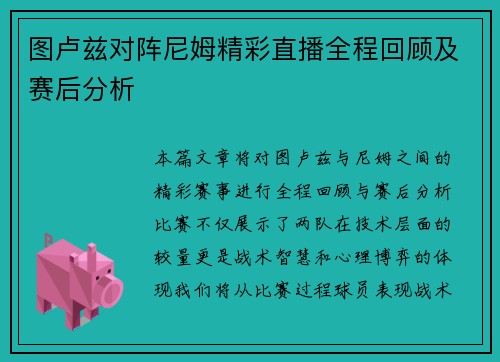 图卢兹对阵尼姆精彩直播全程回顾及赛后分析